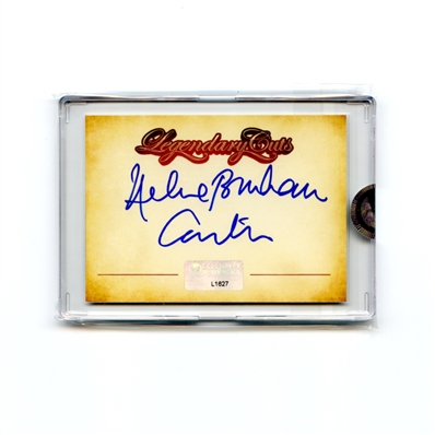 Helena Bonham Carter Autographed Legendary Cuts Signature Card