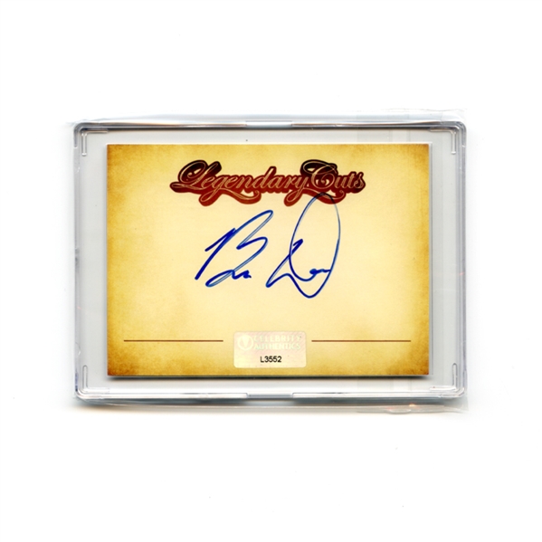 Brett Dalton Autographed Legendary Cuts Signature Card