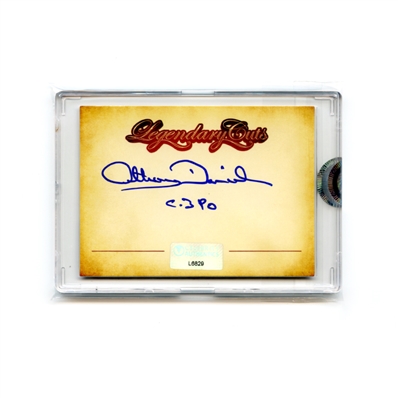 Anthony Daniels Autographed Legendary Cuts Signature Card