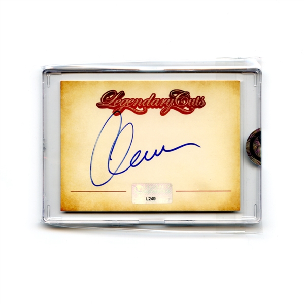 Chris Evans Autographed Legendary Cuts Signature Card