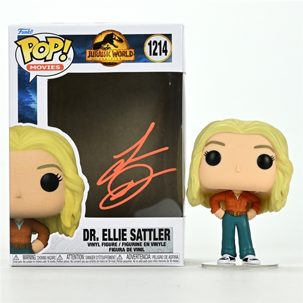 Laura Dern Autographed Jurassic World Dominion Dr. Ellie Sattler Pop! Vinyl Figure #1214