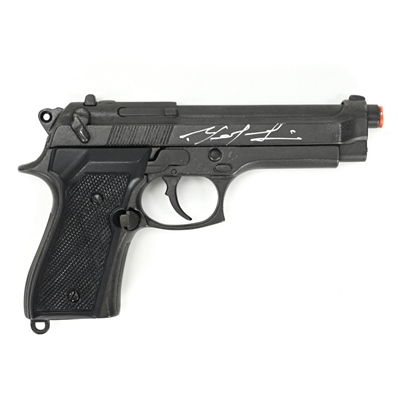 Mel Gibson, Danny Glover Autographed Lethal Weapon Riggs M92 Automatic Replica Pistol