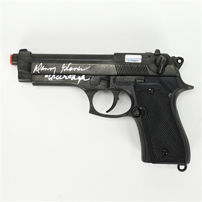Mel Gibson, Danny Glover Autographed Lethal Weapon Riggs M92 Automatic Replica Pistol