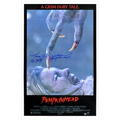 Lance Henriksen Autographed 1988 Pumpkinhead Original Single-Sided 27x41 Movie Poster