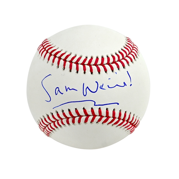 Sam Neill Autographed Rawlings Official MLB Baseball