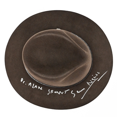 Sam Neill Autographed Jurassic Park Dr. Alan Grant Sam Neill Fedora
