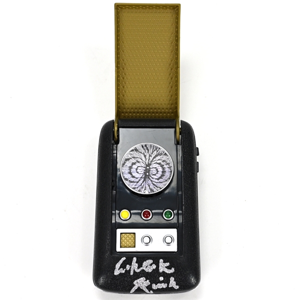 William Shatner Autographed Classic Star Trek Communicator with Capt Kirk Inscription