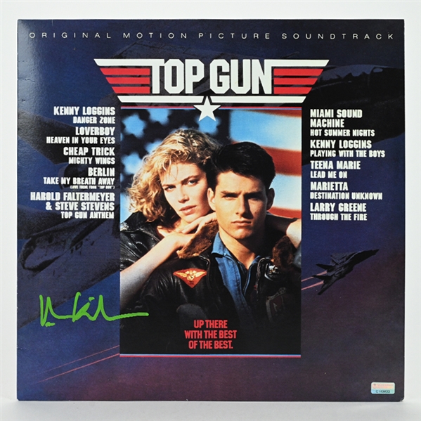 Val Kilmer Autographed Top Gun Original Motion Picture Soundtrack Album