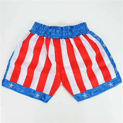 Sylvester Stallone Autographed Rocky IV Authentic Boxing Trunks