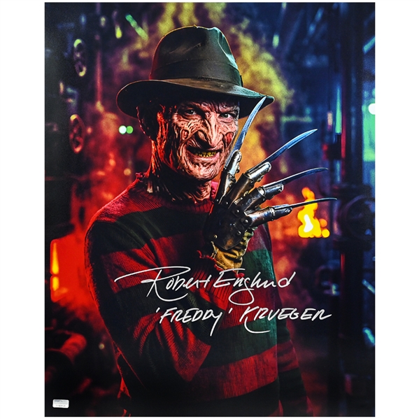 Robert Englund Autographed Nightmare on Elm Street Rare Freddy Krueger 16x20 Photo 