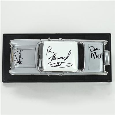 Ron Howard, Henry Winkler, Don Most, Anson Williams Autographed Happy Days '57 Chevy Bel Air 1:18 Scale Die Cast Car
