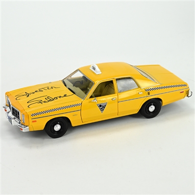 Sylvester Stallone Autographed Rocky III 1:18 Scale Die-Cast 1978 Dodge Monaco Taxi