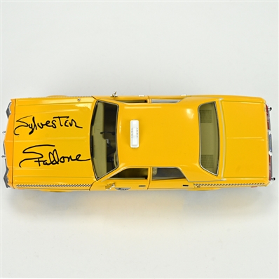 Sylvester Stallone Autographed Rocky III 1:18 Scale Die-Cast 1978 Dodge Monaco Taxi