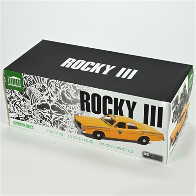 Sylvester Stallone Autographed Rocky III 1:18 Scale Die-Cast 1978 Dodge Monaco Taxi