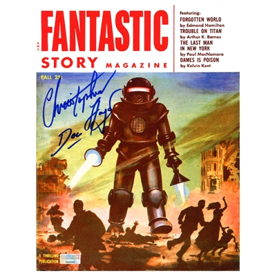 Christopher Lloyd Autographed Back to The Future II Fantastic Story Magazine Prop Replica 8x10.5 Cover Photo * VERY RARE!