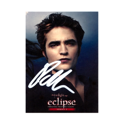 Robert Pattinson Autographed 2010 The Twilight Saga Eclipse Edward #157
