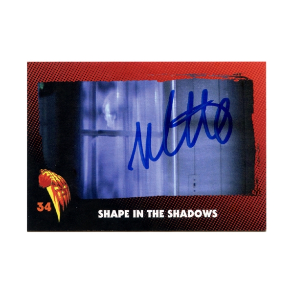 Nick Castle Autographed 2024 Fright Rags Halloween Shape in the Shadows #34 Card