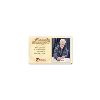 Mel Gibson Autographed 2025 Kakawow Disney 100 Cosmos John Smith #CDQ-I-21 Card