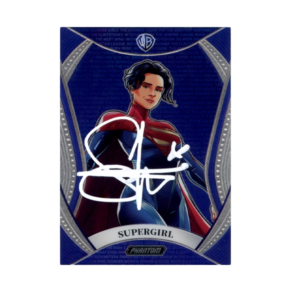 Sasha Calle Autographed 2024 WB Phantom Supergirl #PW-B-19 Card