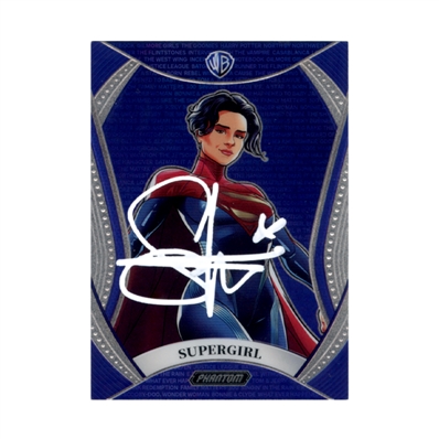 Sasha Calle Autographed 2024 WB Phantom Supergirl #PW-B-19 Card
