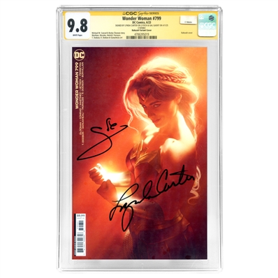 Lynda Carter, Gal Gadot Autographed  2023 Wonder Woman #799 Rahzzah Variant CGC SS 9.8