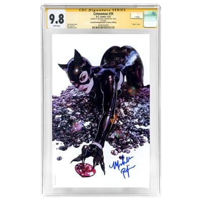 Michelle Pfeiffer Autographed 2022 Catwoman #39 Sozomaika Virgin Variant Cover CGC SS 9.8