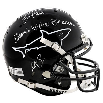 Al Pacino, Jamie Foxx Autographed Any Given Sunday Miami Sharks Full-Size Authentic Game Model Helmet