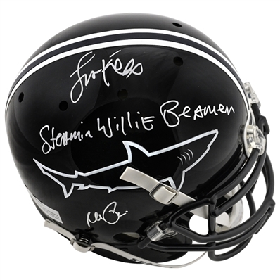 Al Pacino, Jamie Foxx Autographed Any Given Sunday Miami Sharks Full-Size Authentic Game Model Helmet