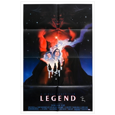 Tim Curry Autographed RARE 1995 Legends Original 27x40.5 Movie Poster