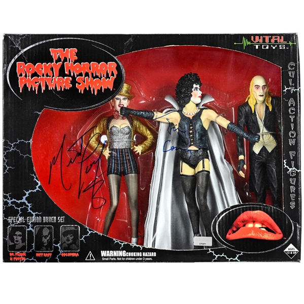 Tim Curry, Meatloaf Autographed The Rocky Horror Picture Show Action Figure Set