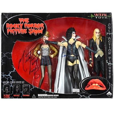 Tim Curry, Meatloaf Autographed The Rocky Horror Picture Show Action Figure Set