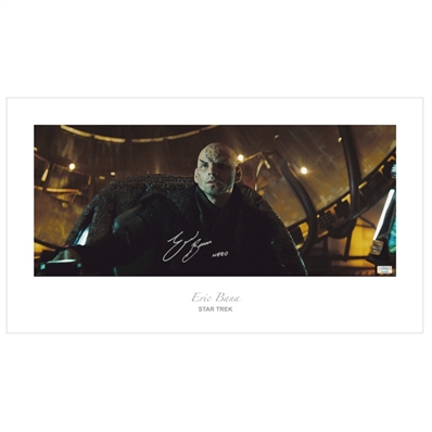 Eric Bana Autographed Star Trek Narada Bridge 23x13 Art Photo