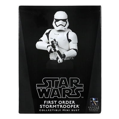 John Boyega Autographed Gentle Giant Star Wars First Order Stormtrooper Mini-Bust with FN-2187