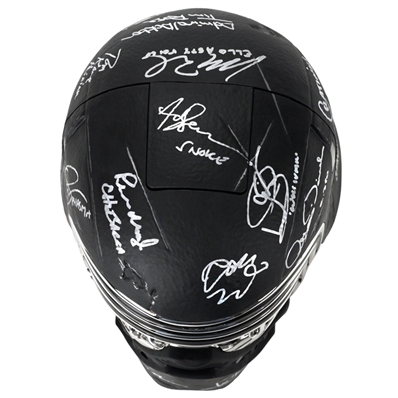 Daisy Ridley, Mark Hamill, Adam Driver, John Boyega Star Wars The Force Awakens Cast Autographed Kylo Ren Voice Changing Helmet