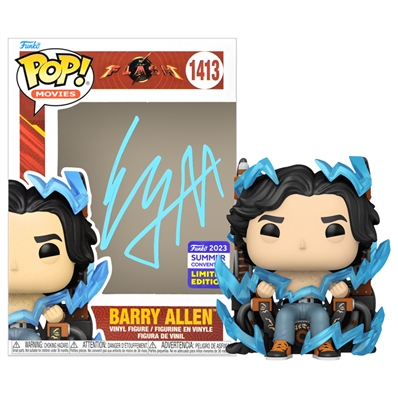 Ezra Miller Autographed The Flash #1413  POP! Vinyl Figure