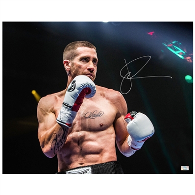 Jake Gyllenhaal Autographed Southpaw Billy Hope 16x20 Scene Photo