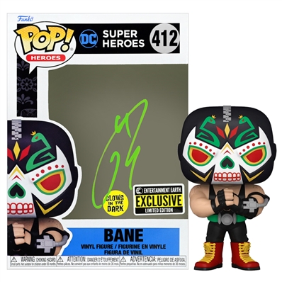 Tom Hardy Autographed Bane Entertainment Earth Exclusive POP Vinyl Figure #412
