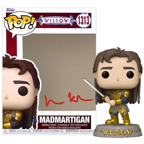 Val Kilmer Autographed Willow Madmartigan POP Vinyl #1313 Celebrity Authentics Exclusive