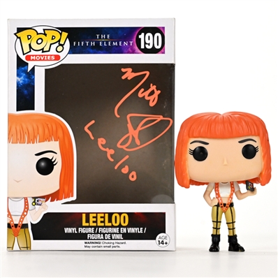 Milla Jovovich Autographed 1997 The Fifth Element Leeloo Pop Vinyl Figure #190 With Leeloo Inscription