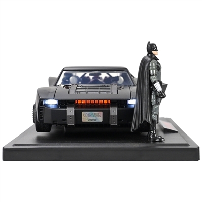 Robert Pattinson Autographed Jada 2022 The Batman 1:18 Scale Die-Cast Batmobile with 3.75 Figure