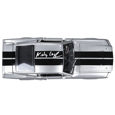 Nicolas Cage Autographed Greenlight 1967 Ford Mustang Eleanor Gone In 60 Seconds 1/18 Scale Die-Cast Car