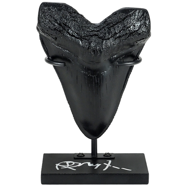 Richard Dreyfuss Autographed Jaws Megalodon Tooth Display