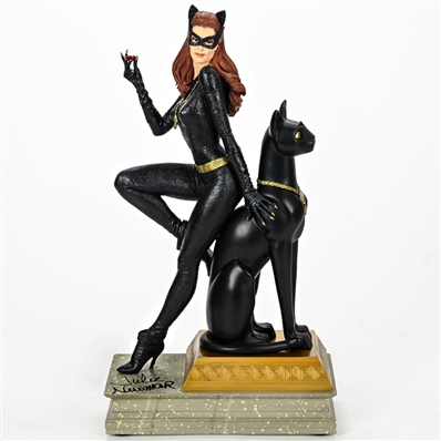 Julie Newmar Autographed Batman 66 Catwoman 12 Ruby Edition Statue