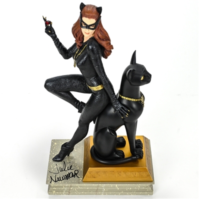 Julie Newmar Autographed Batman 66 Catwoman 12 Ruby Edition Statue