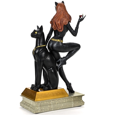 Julie Newmar Autographed Batman 66 Catwoman 12 Ruby Edition Statue