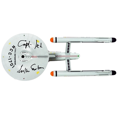 William Shatner Autographed Star Trek The Original Series 18 Starship Enterprise NCC-1701