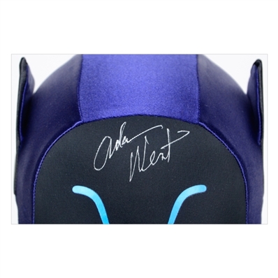 Adam West Autographed 1:1 Scale Classic 1966 Batman Cowl with Display Case