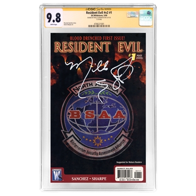 Milla Jovovich Autographed 2009 Resident Evil #v2 #1 CGC SS 9.8