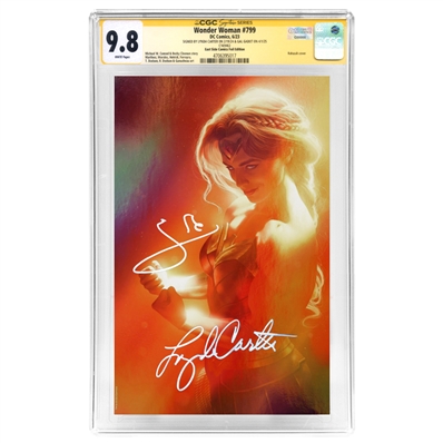 Lynda Carter, Gal Gadot Autographed 2023 Wonder Woman #799 Rahzzah Variant CGC SS 9.8