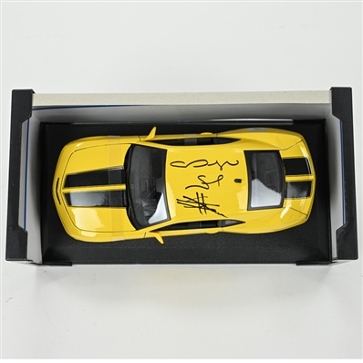 Shia Labeouf, Megan Fox Autographed Transformers Bumblebee 2010 Camaro 1:18 Scale Die-Cast Car